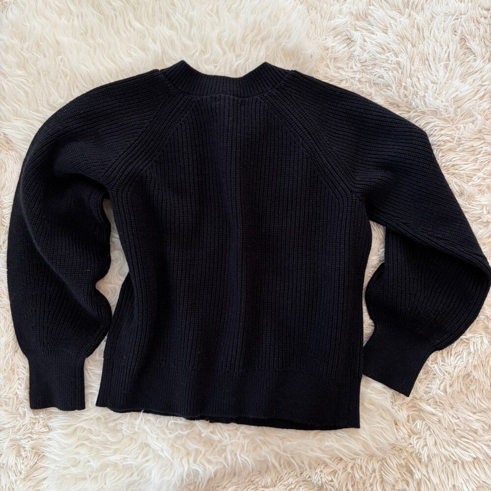 NWT Banana Republic Black Button Front Cardigan, size XL - Picture 2 of 10